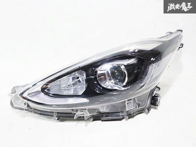 点灯OK 破損無し トヨタ NHP 10 アクア 後期 LED ヘッドライト ヘッドランプ 左側 左 助手席 KOITO 52 315 打刻 H
