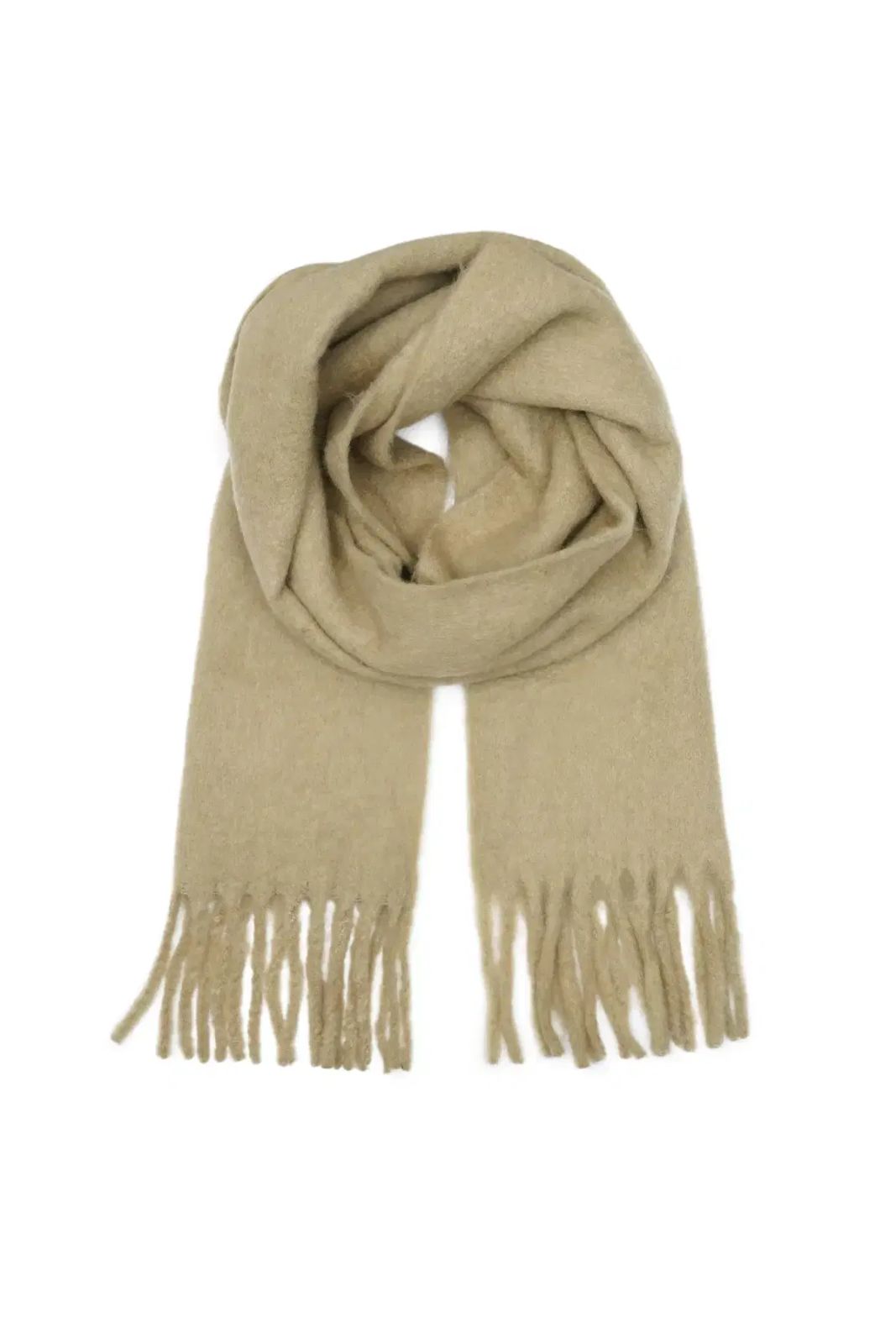 STU フリンジ マフラー Fringe Muffler Beige