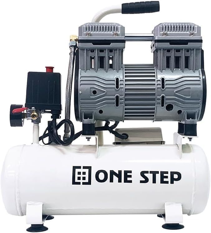 オイルレス 静音 次世代コンプレッサー エアコンプレッサー コンプレッサー 静か 大容量 100v ホワイト 12L ma