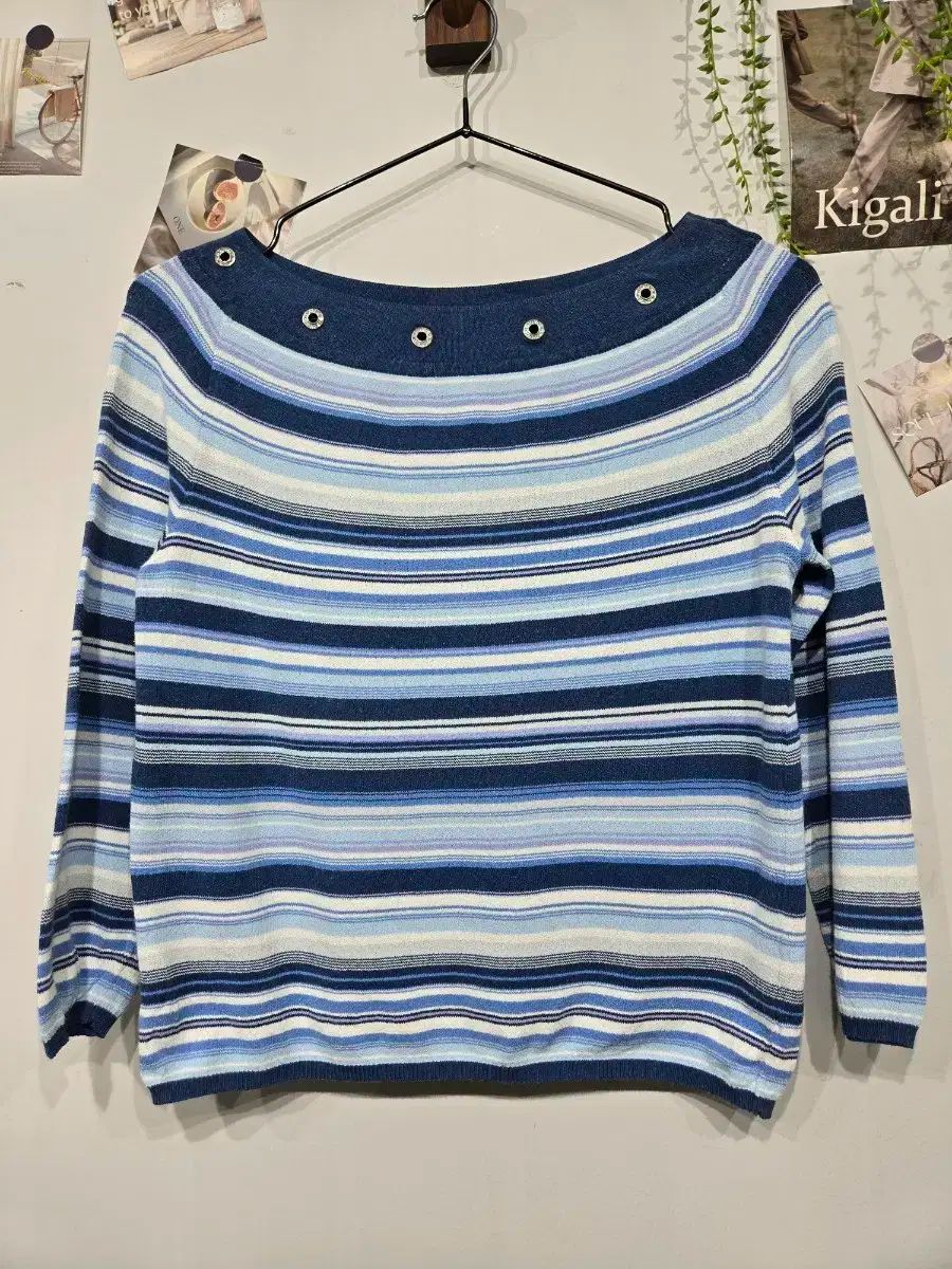 ボートネック ニット