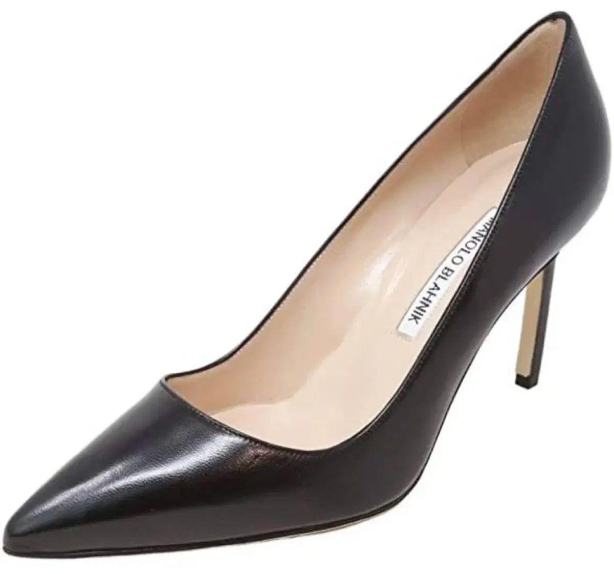 Manolo Blahnik マノロブラニク 靴 ブラックヒール 37 5