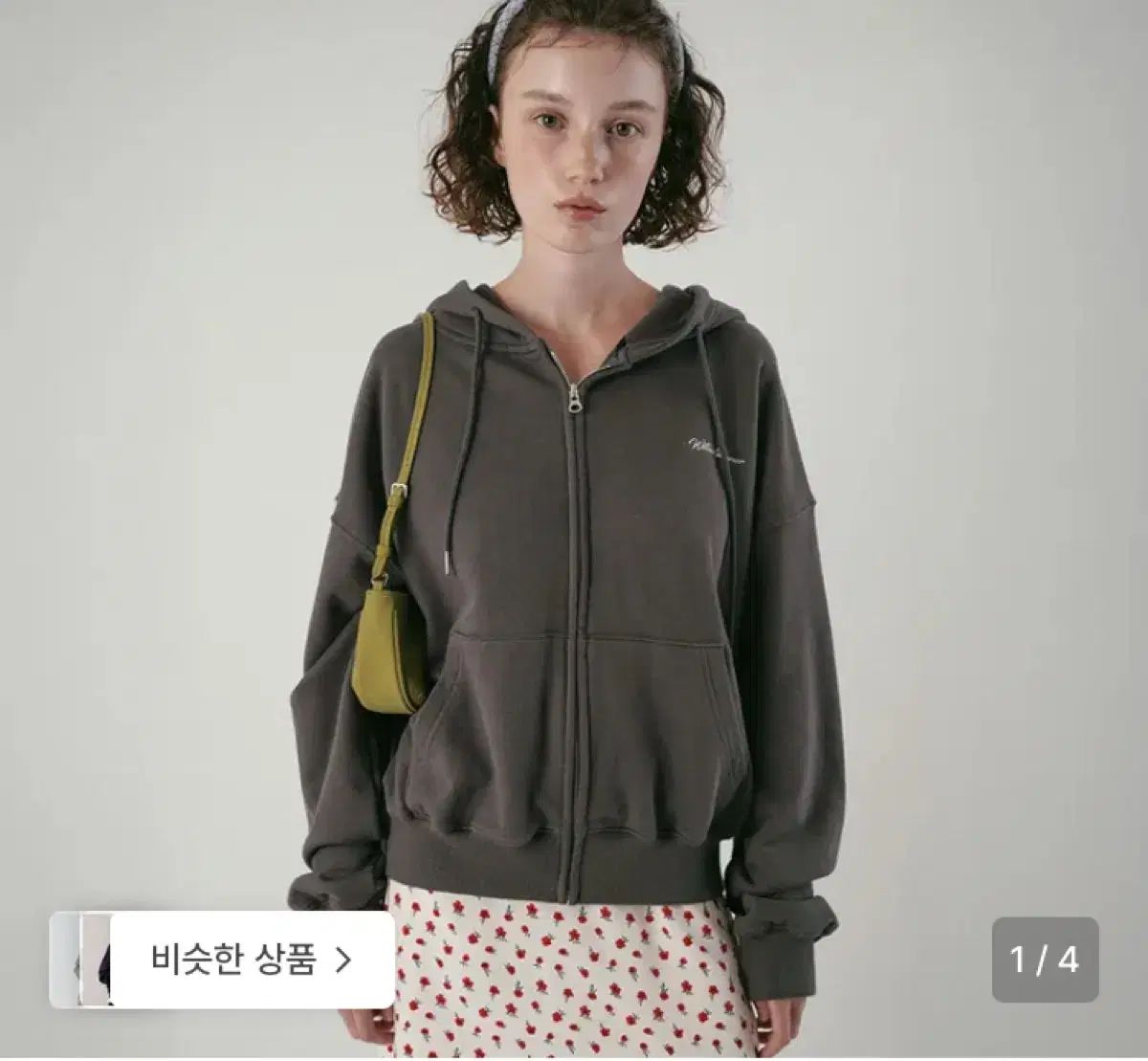 WITHOUTSUMMER エッセンシャルズ ロゴ フーディー ジップアップ