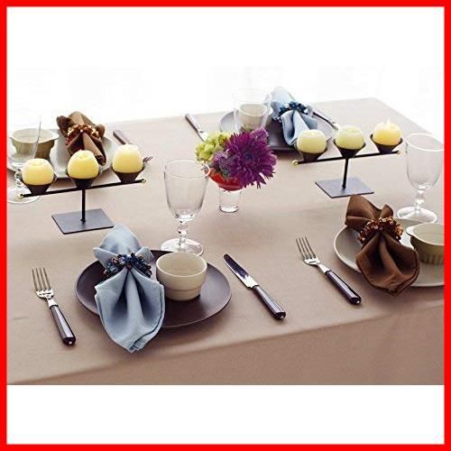 商品 デリシャス 10色 4サイズ 撥水 長方形 無地 テーブルクロス 洗濯機で洗える 撥水加工 マッシュルーム ブルーミング中西 グレージュ 130×170cm