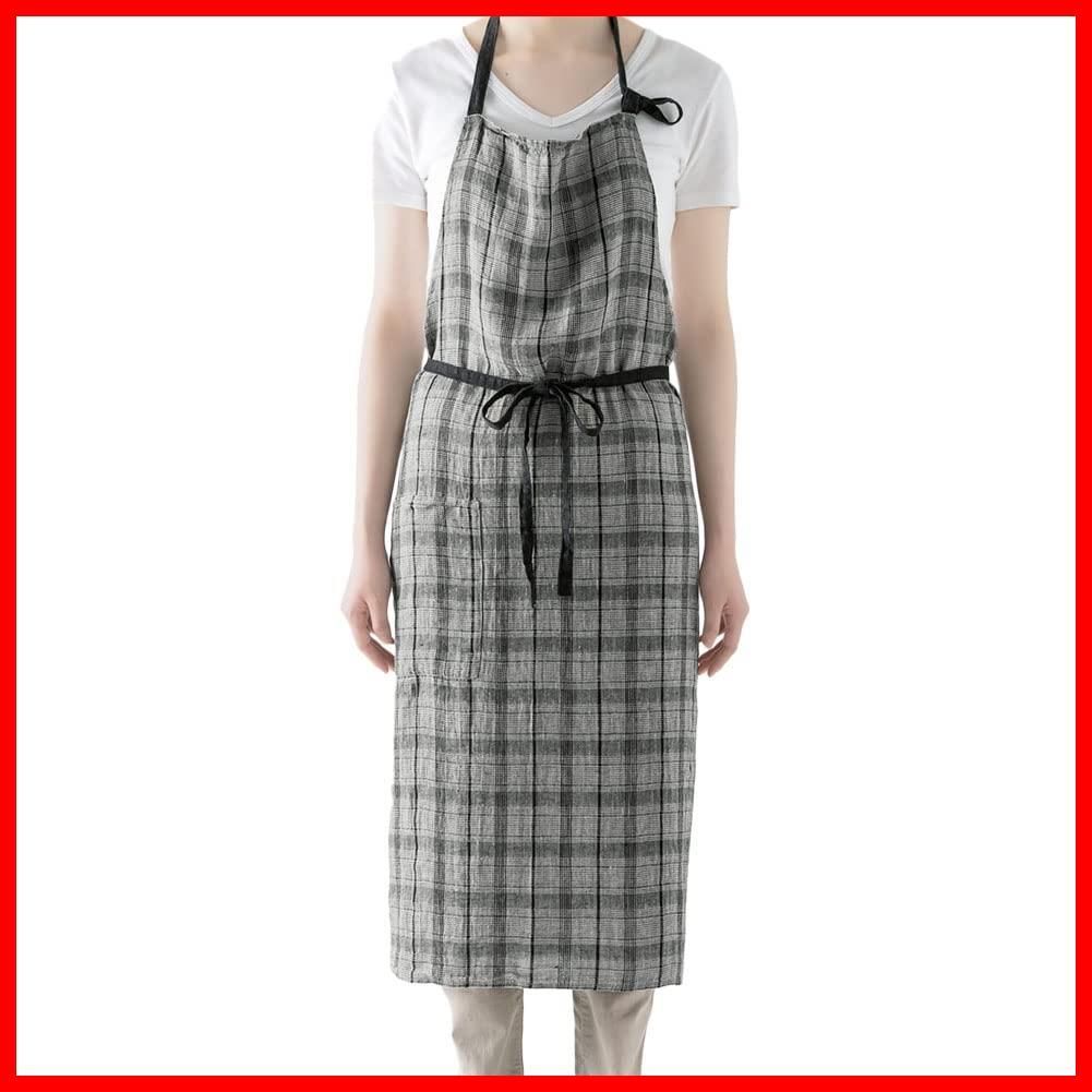 新着商品 Lino e Lina リーノエリーナ エプロン フルエプロン マノン Manon A380 パスレール レディース メンズ キッチン 無地 リネン 麻 シンプル ロング丈