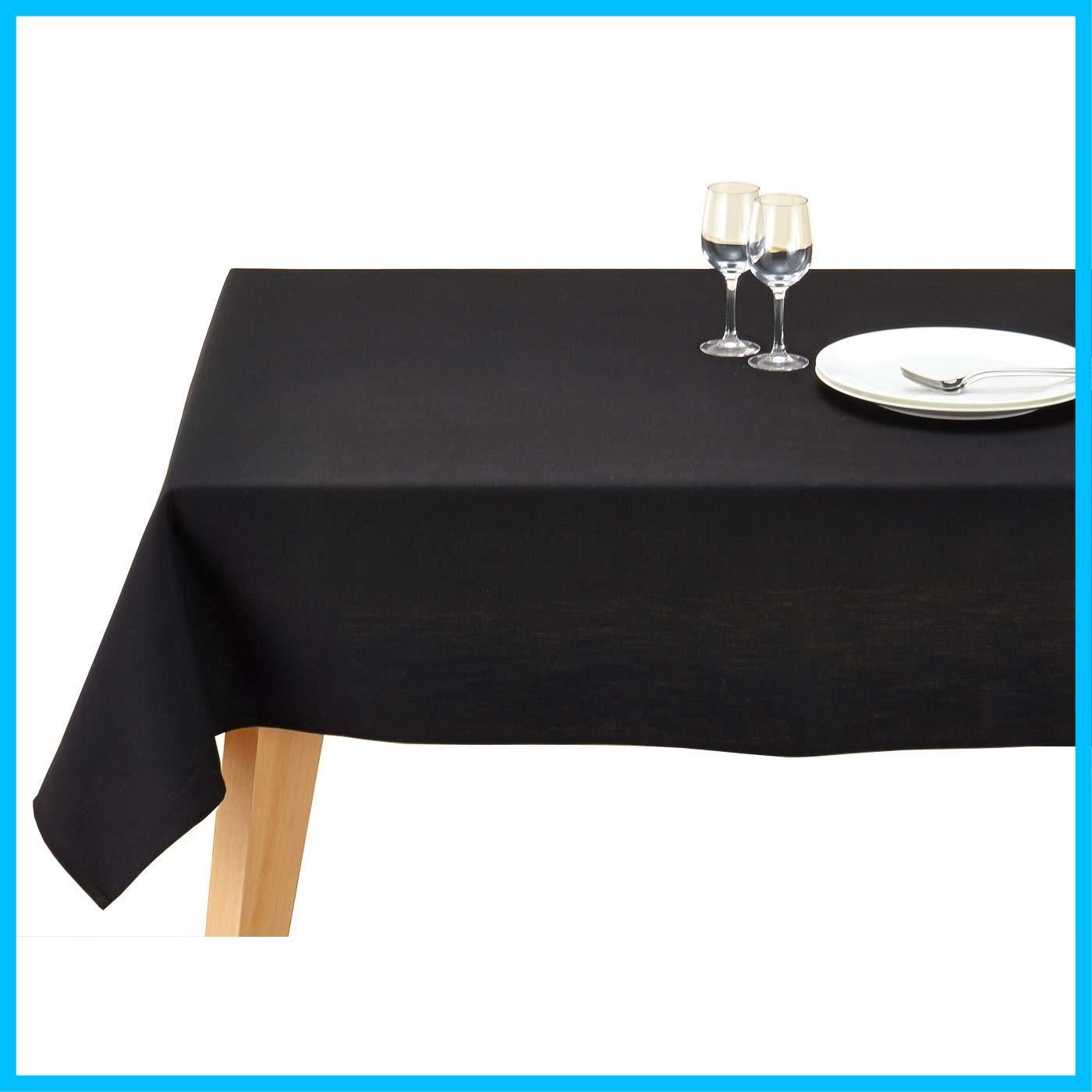 新着商品 テーブルクロス デリシャス 10色 4サイズ 撥水 長方形 無地 ブルーミング中西 洗濯機で洗える 撥水加工 トリュフ 黒 130×230cm