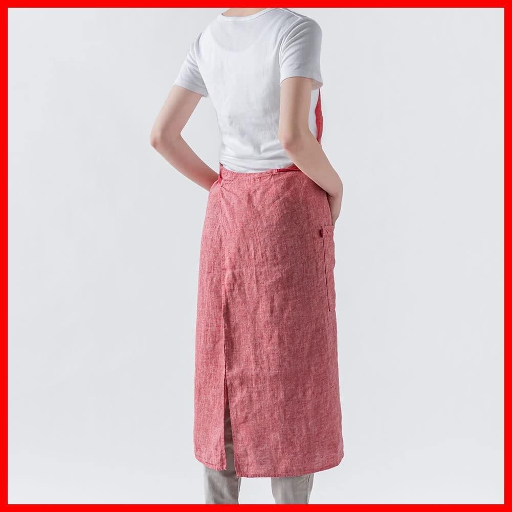 麻 フルエプロン