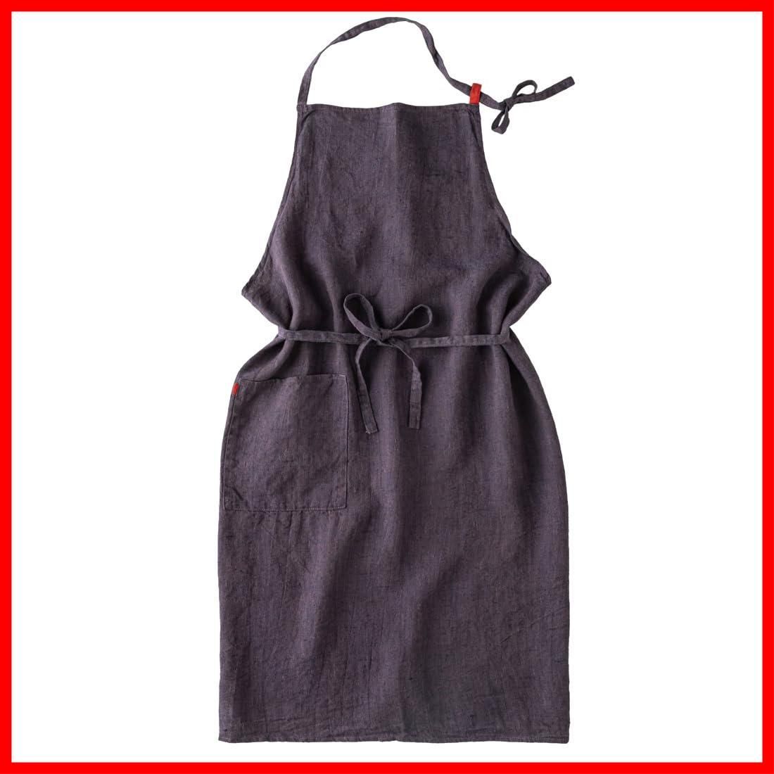 エプロン フルエプロン マノン リーノエリーナ Manon A661 レザン Lina レディース メンズ キッチン 無地 e リネン 麻 シンプル Lino ロング丈 ギフト プレゼント