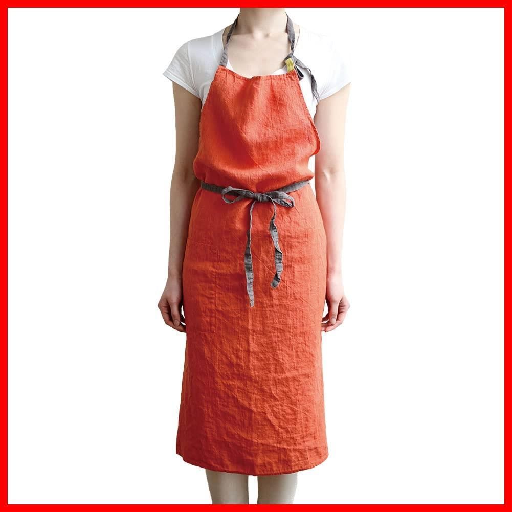 マノン Manon フルエプロン A219 エプロン タロッコ レディース リーノエリーナ メンズ キッチン Lina 無地 リネン e 麻 シンプル Lino ロング丈