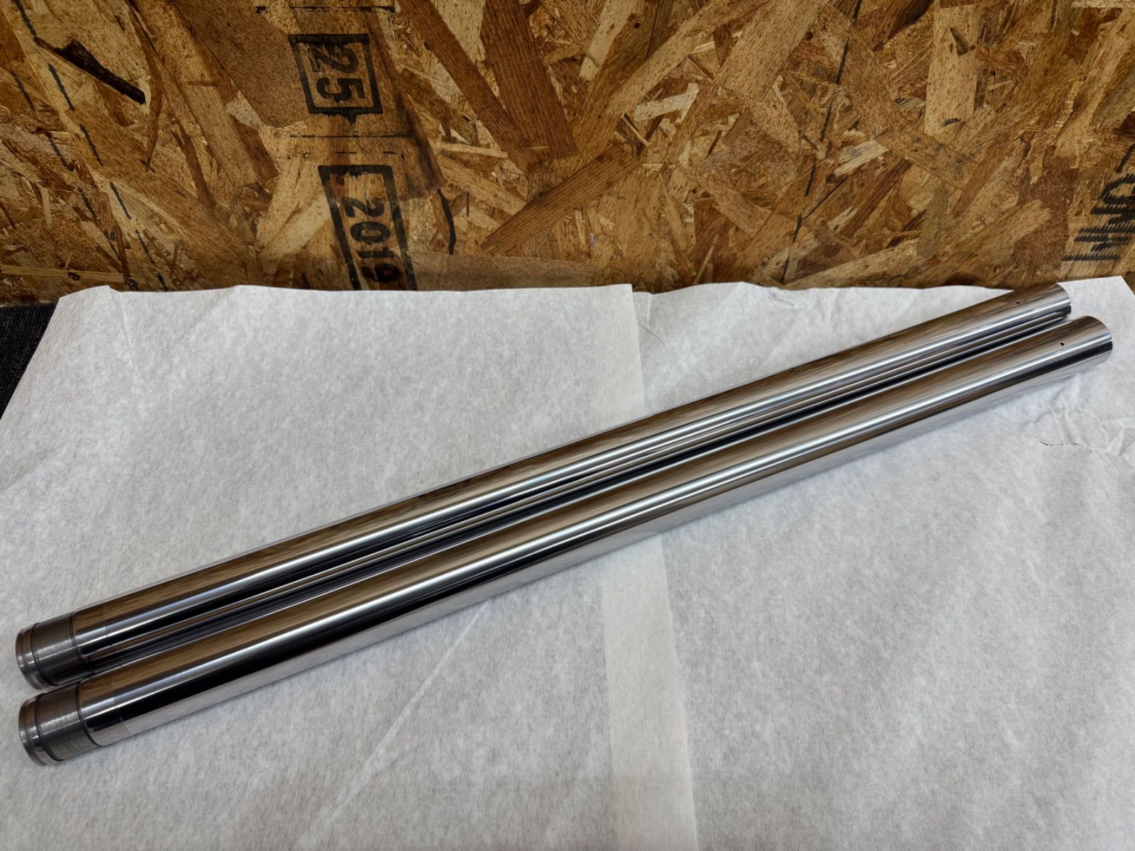 Z 400 GP 再メッキ加工済み 曲がり修正済み 廃盤部品加工品 インナーチューブ