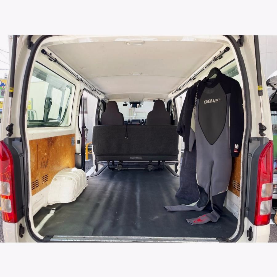 NKC 200系ハイエースDX サイドバー2本セット 要穴開けあり 衣類 ハンガー カーテン 仕切り 工具 積載 キャンプ 車中泊 釣り 仕事