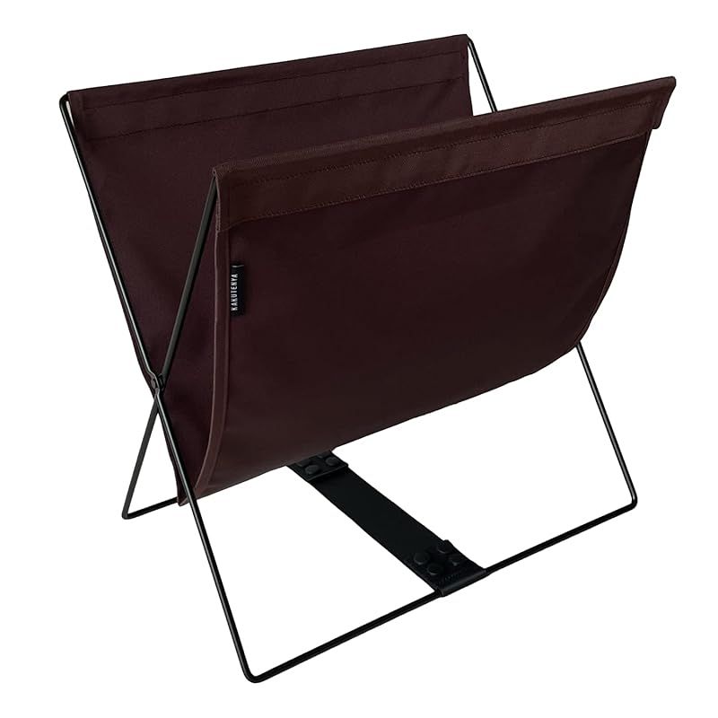 MOND 荷物置き 荷物入れ 手荷物収納 折りたたみ 幅28cm 高さ42cm ブラウン 3 1