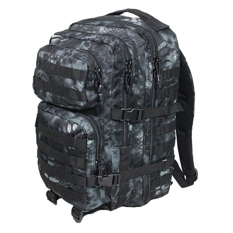 Mil-Tec バックパック US Assault Pack モールシステム 大 36 L -マンドラナイトカモ 0
