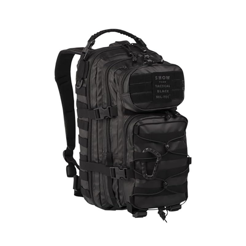 Mil Tec バックパック US ASSAULT PACK 20 L MOLLEシステム搭載 BLACK 迷彩 0