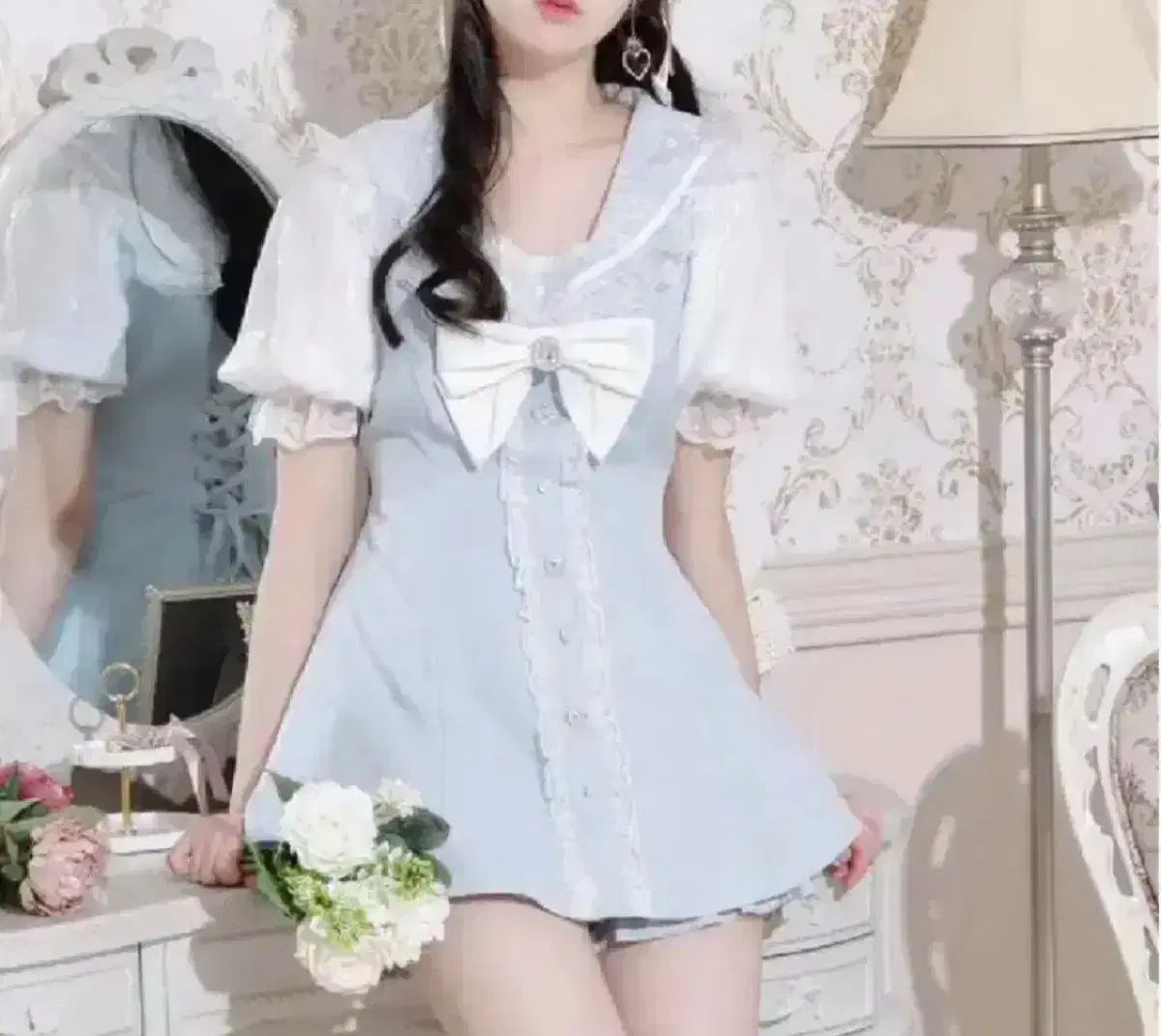 量産型地雷系日ブラ NOEMIE セーラーセットアップ