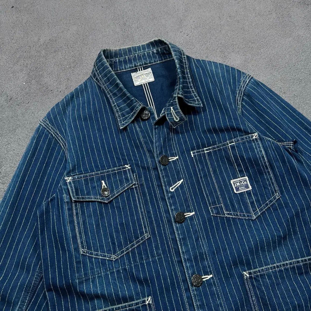 ザ リアルマッコイズ ジョーマッコイ デニム オーバーオール ワークジャケット