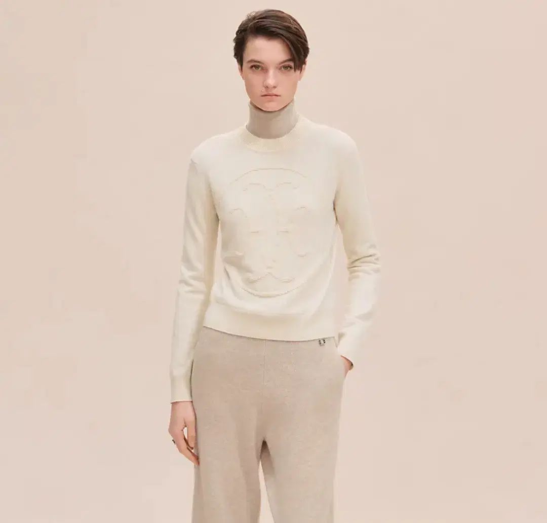 デパートフルセット 25年最新 エルメス レディース H lift ニット ブラン 38