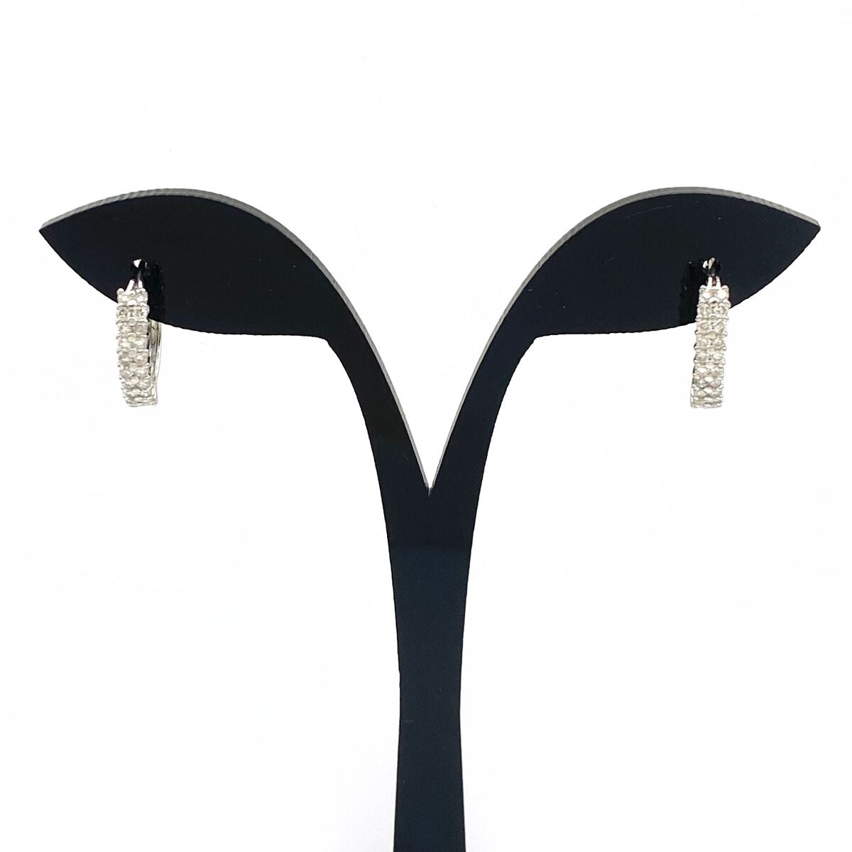 メレダイヤ デザインピアス プラチナ フープ ピアス Pt900 ダイヤモンド レディース