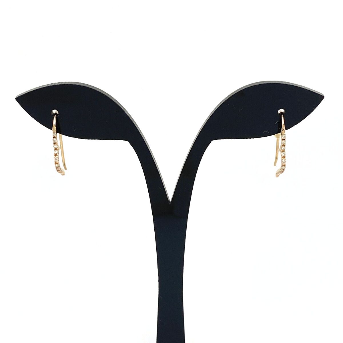 メレダイヤ デザインピアス PG ピンクゴールド ピアス K18 ダイヤモンド レディース