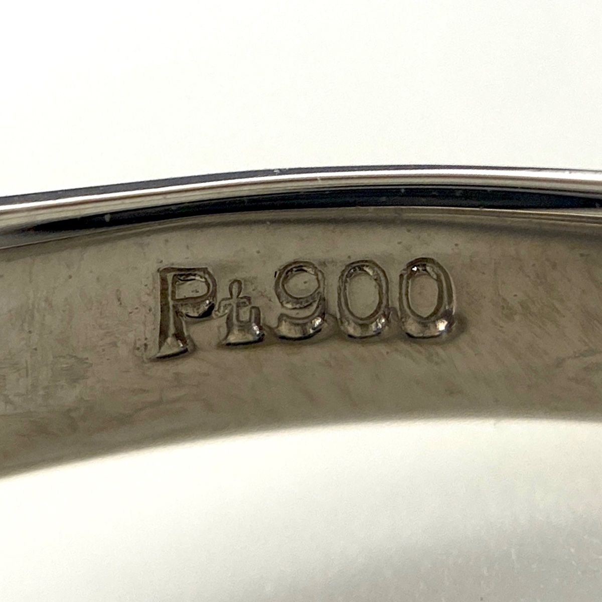 ルビー デザインリング プラチナ 指輪 メレダイヤ リング 11.5号 Pt900