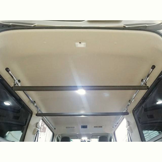 NV 350 キャラバン GX サイドバー スライドバー2本セット 2 M サーフボード スノーボード 脚立 ルーフインナーバー ラゲッジレール