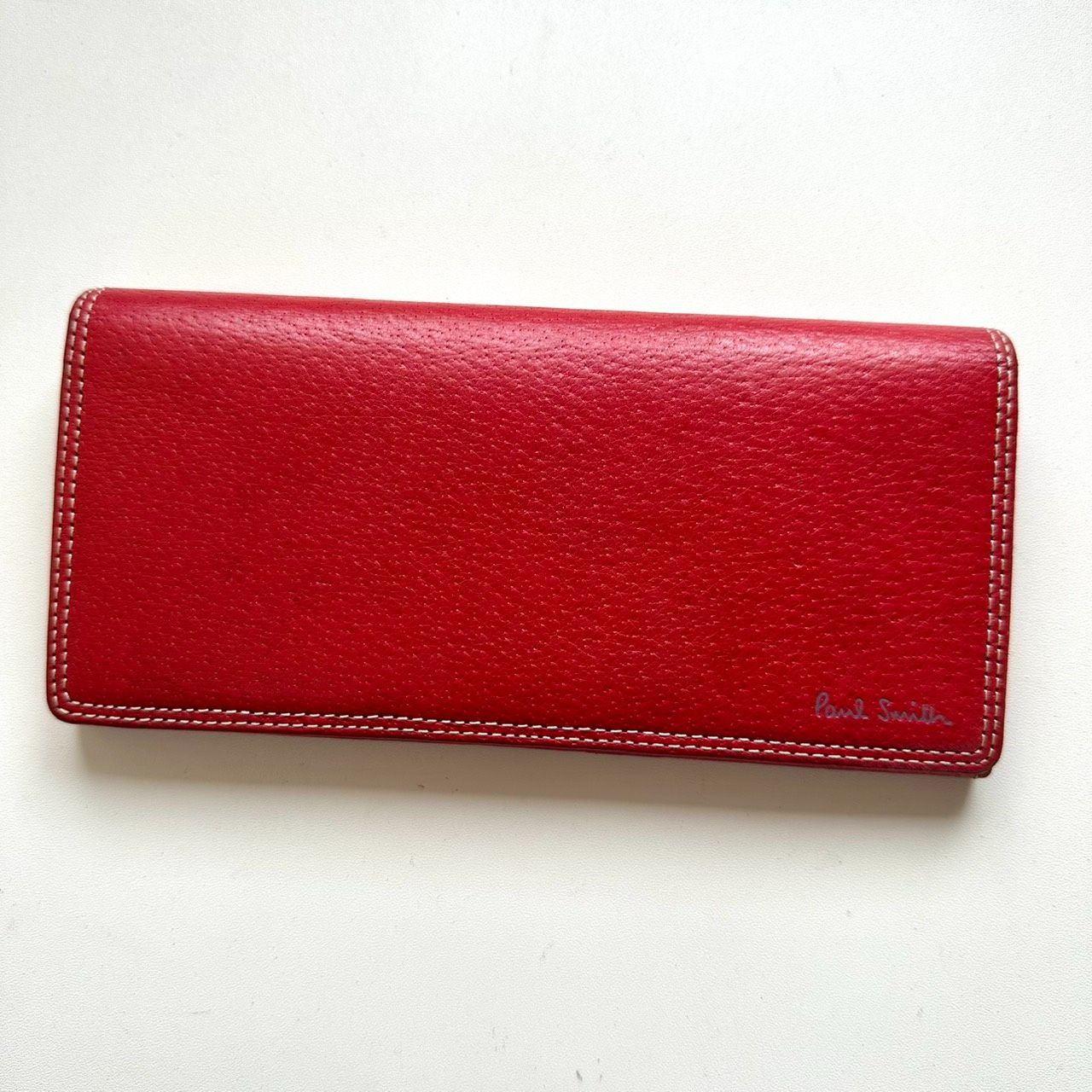 ポールスミス Paul Smith 長財布 レッド - メルカリ