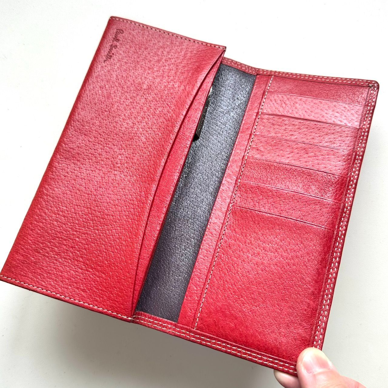 ポールスミス Paul Smith 長財布 レッド - メルカリ
