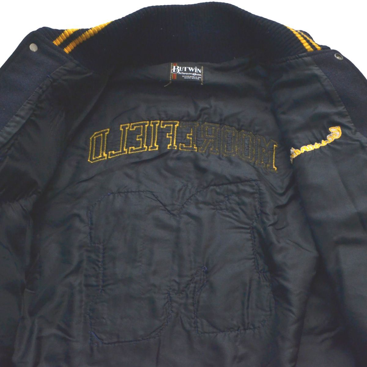 BUTWIN バトウィン 80s ヴィンテージ 袖革 スタジアムジャケット