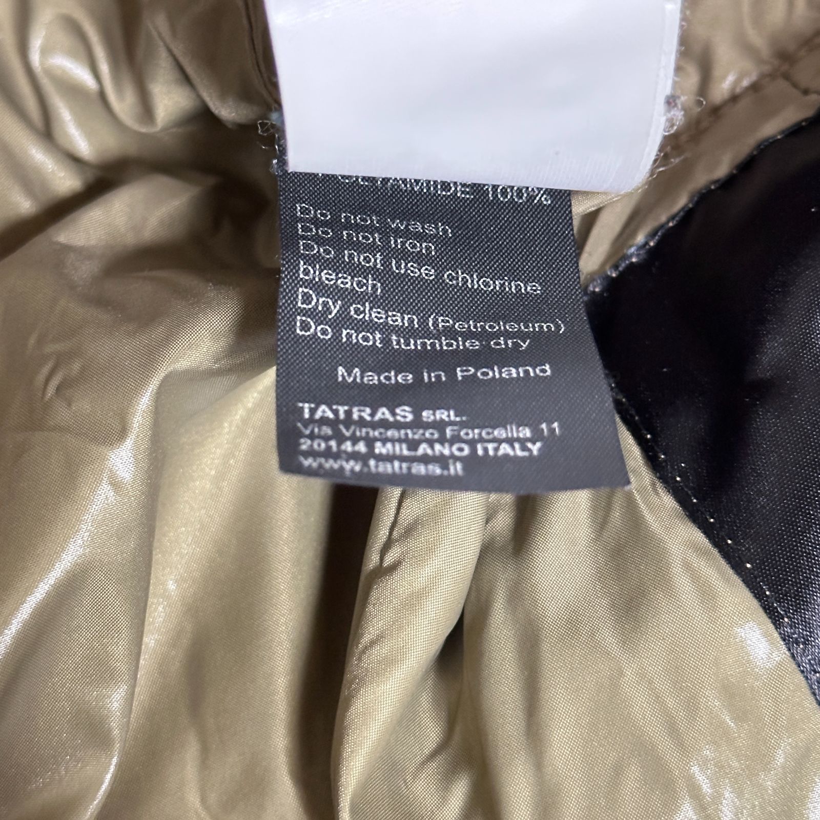 訳あり TATRAS RITA LTA13A4298 3way ポーランドラクーンファー ダウン 
