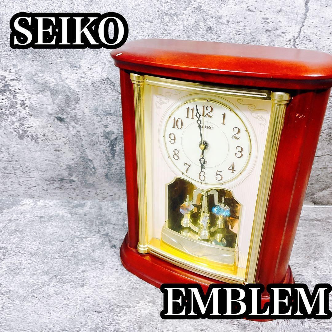 SEIKO EMBLEM 木製置時計 セイコー エンブレム