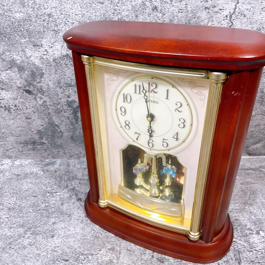 SEIKO EMBLEM 木製置時計　セイコー　エンブレム SEIKO EMBLEM 木製置時計 セイコー エンブレム SEIKO EMBLEM セイコー
