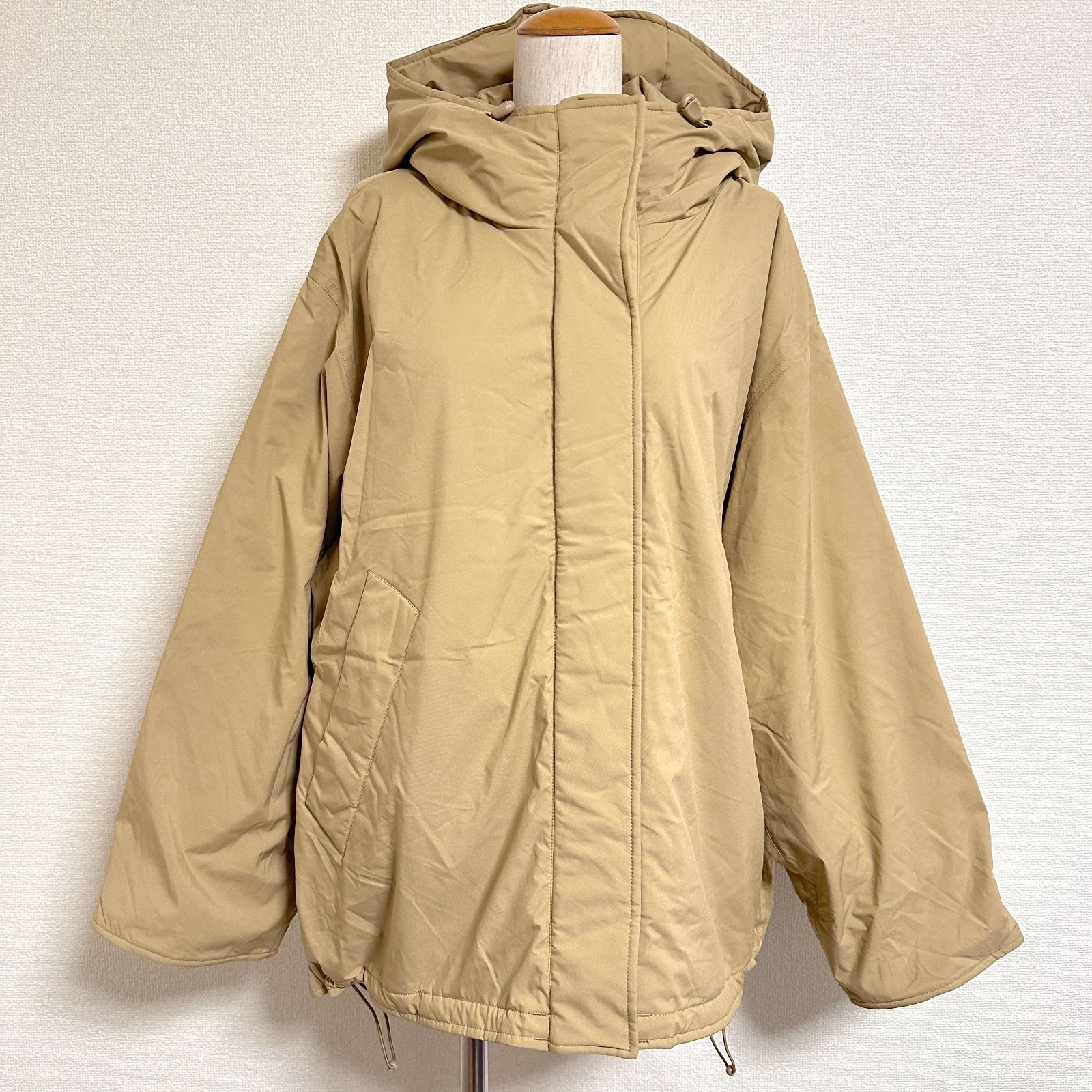 Spick&Span スピック&スパン 24AW 撥水フーデッドダウンハーフコート