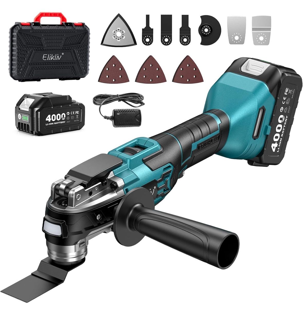 バッテリー付き マルチ電動工具ツール 充電式 コードレス 切断機 サンディング マキタ18Vバッテリー ブラシレスモーター搭載 サンダー