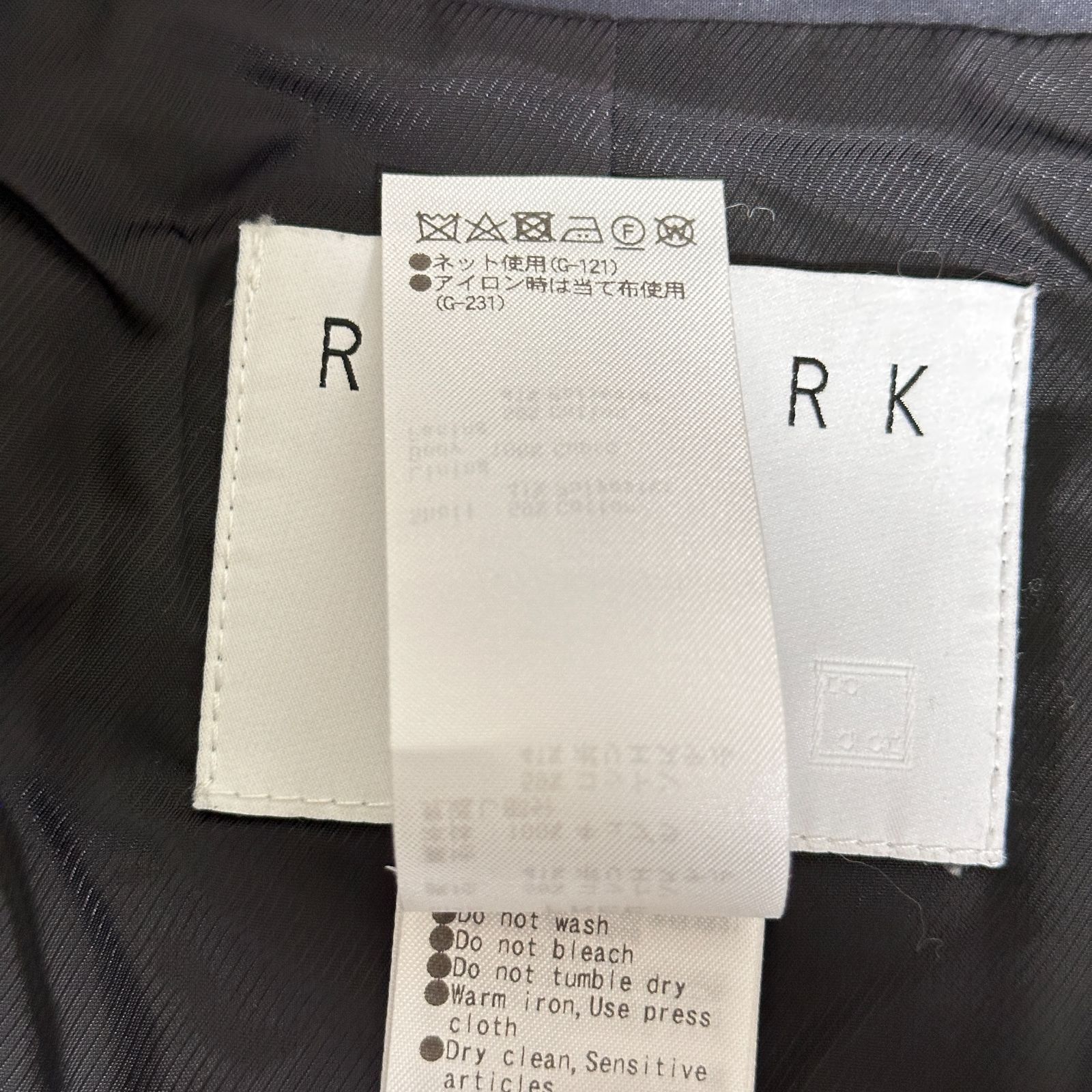 RIM.ARK 22SS スタンドカラーポンチョ ハイネック オーバーサイズ 7分