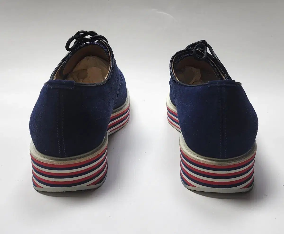  Church s スウェード ネイビー ストライプ 靴 フラットシューズ バレエシューズ パンプス