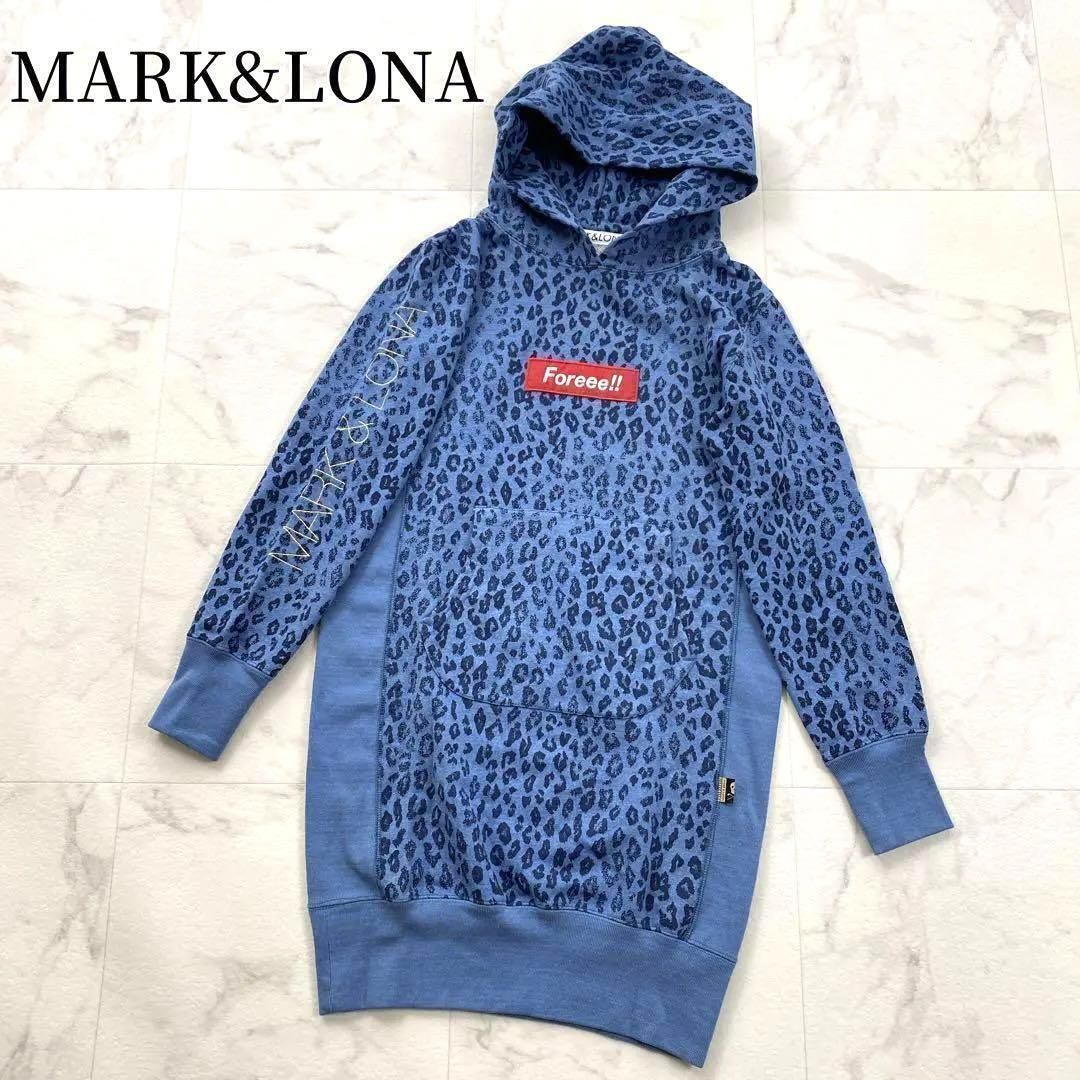 MARK LONA パーカーワンピース レオパード 豹柄 ゴルフブランド