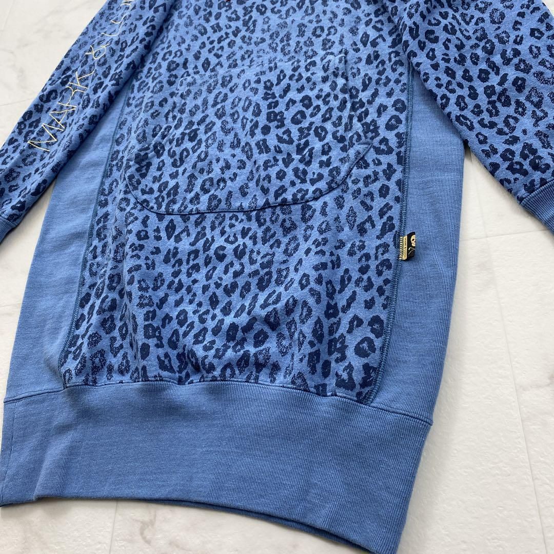 パーカーワンピース レオパード