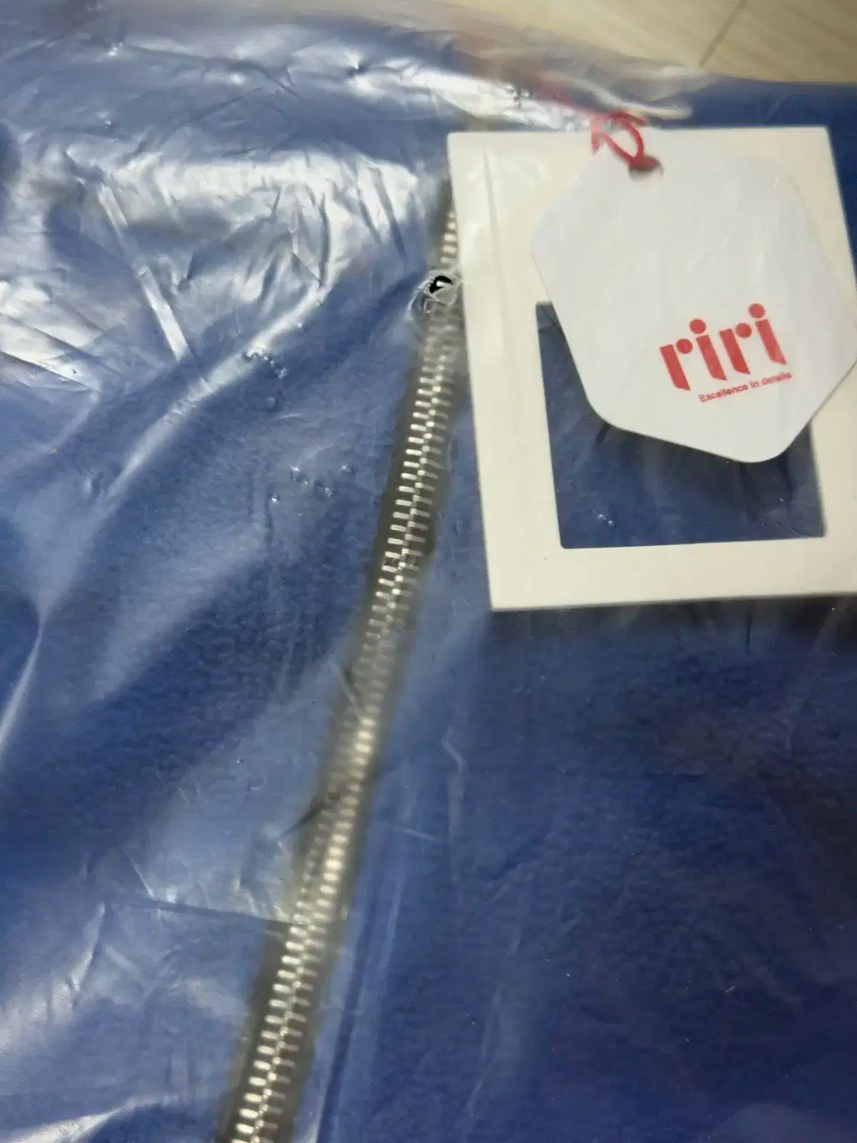 1 ノンノード ハーフ ジップ フリース ブルー