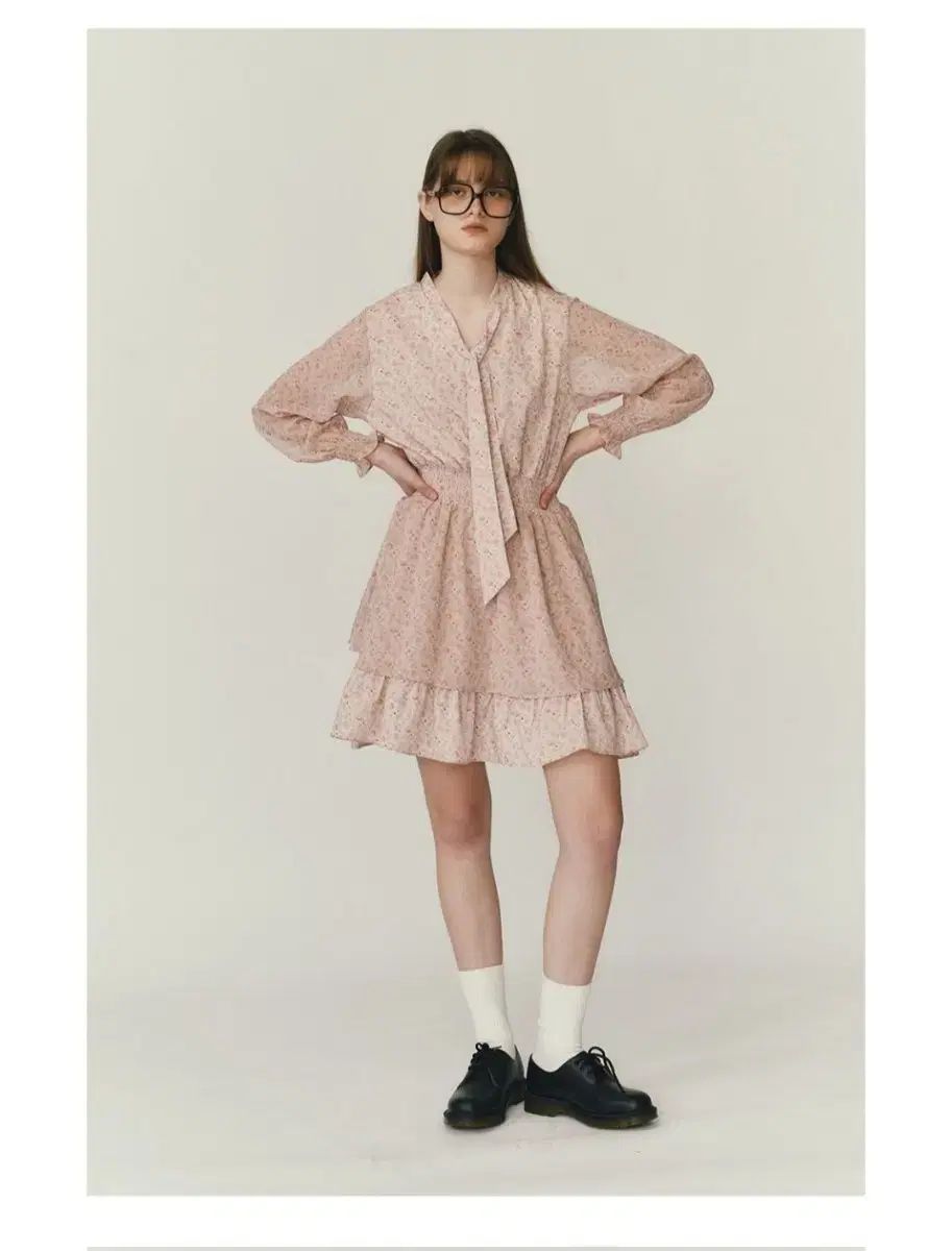 ソワール SOIR シフォン ONE PIECE