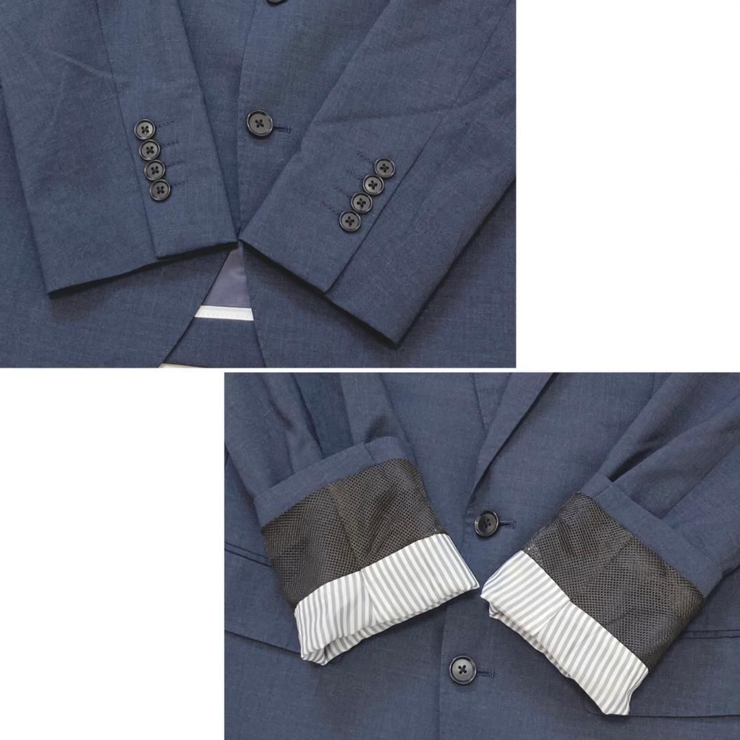 THE 1ST FLOOR 背抜きサイドベンツ ネイビー 46