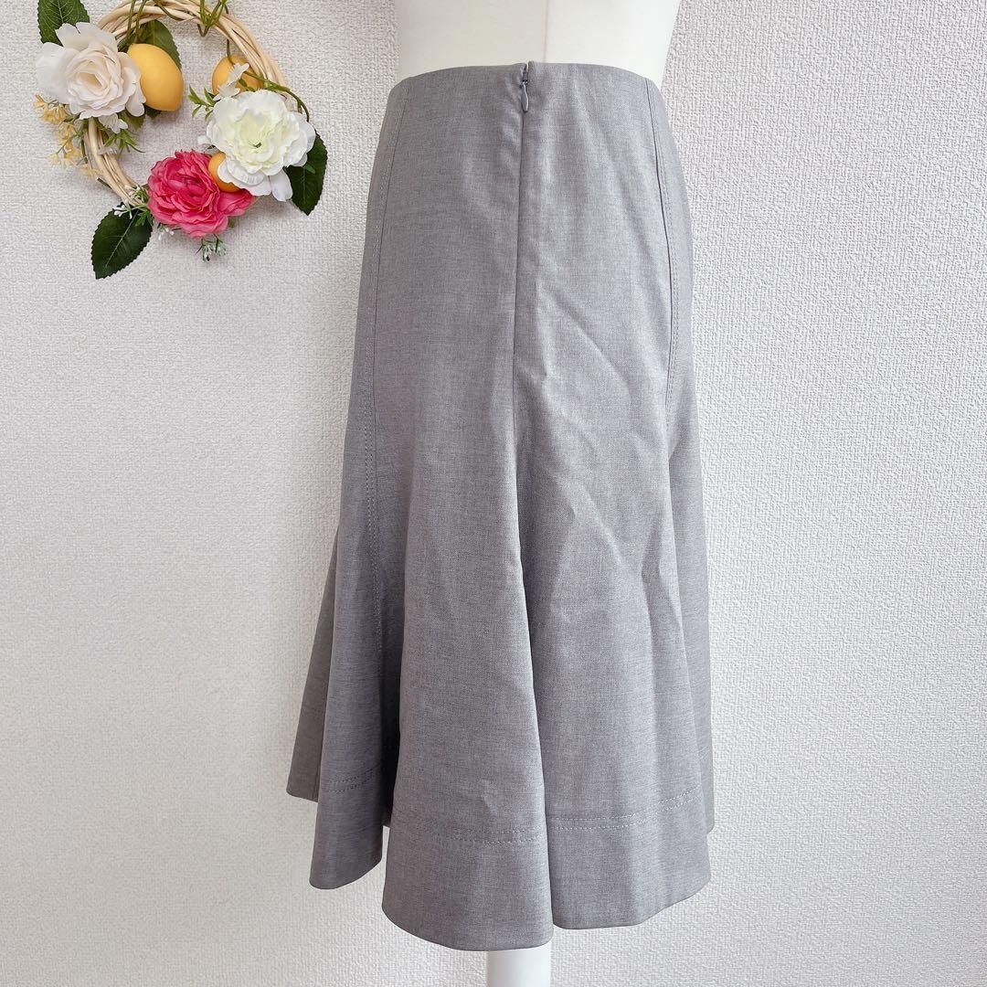 ☆新品未使用☆セオリーリュクス フレアスカート 美シルエット グレー