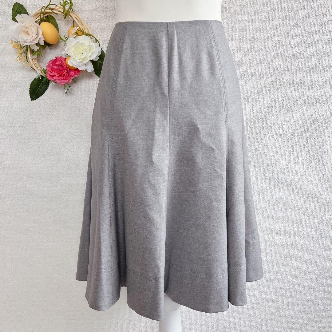 ☆新品未使用☆セオリーリュクス フレアスカート 美シルエット グレー