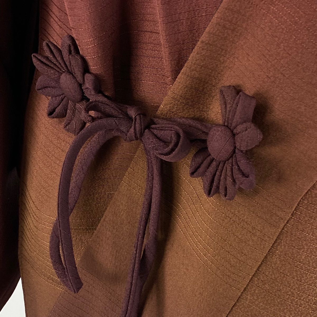 平和屋着物□極上 道中着 スリーシーズン 春夏秋 塵除け ロング丈 間道