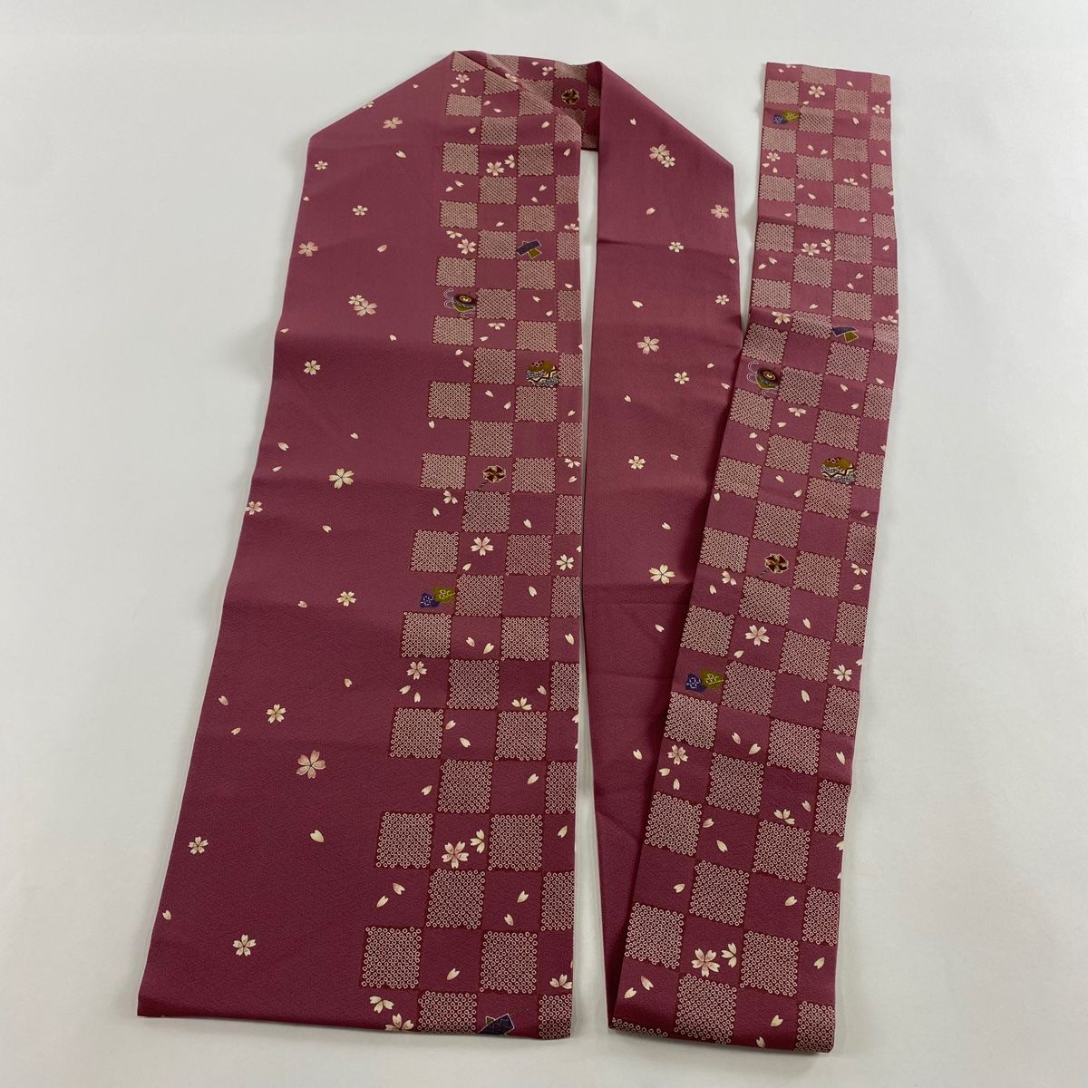 名古屋帯 秀品 桜 独楽 金彩 薄ピンク 正絹 【中古】 - メルカリ