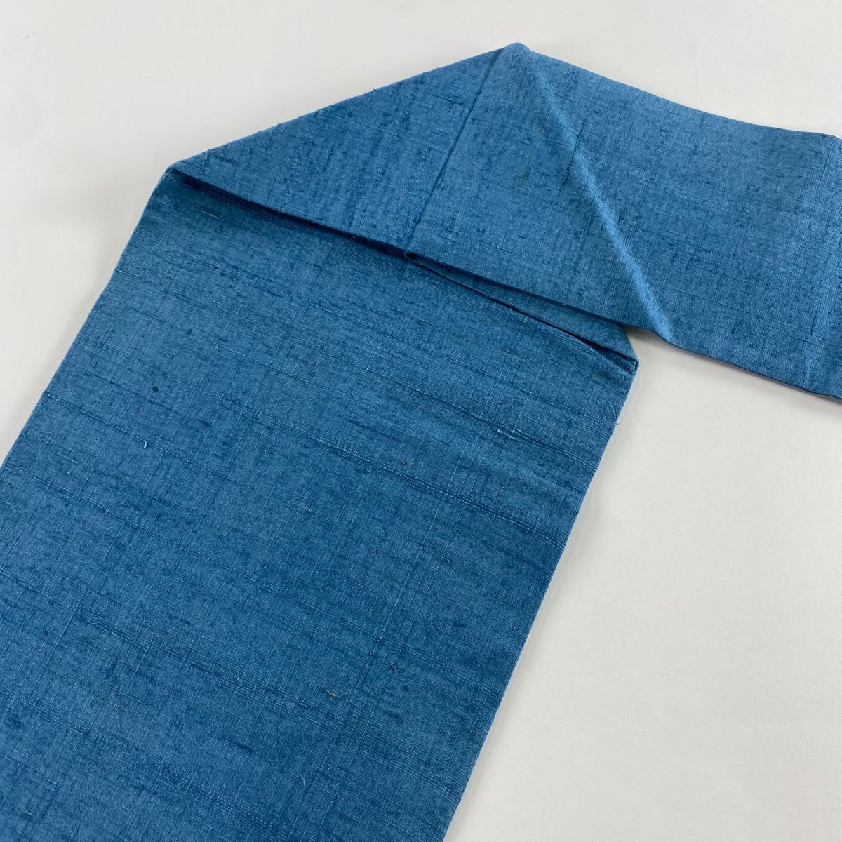  名古屋帯 秀品 紬地 家屋 松竹梅 青緑 正絹 名古屋帯 帯