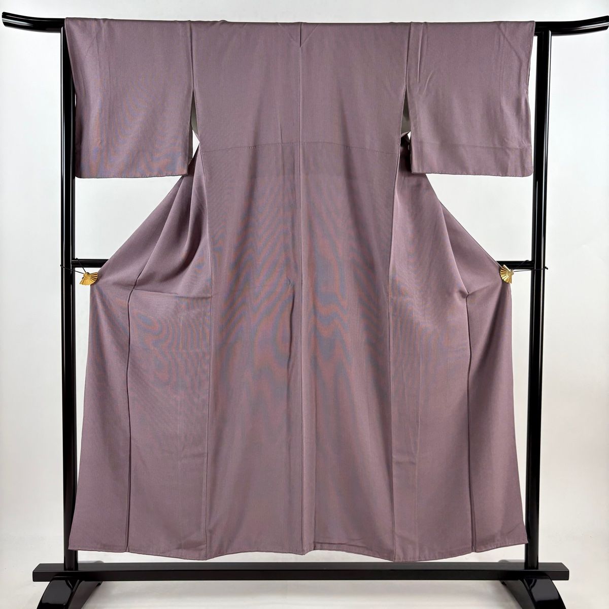 江戸小紋 身丈153.5 cm 裄丈65 M 袷 万筋 紫 正絹