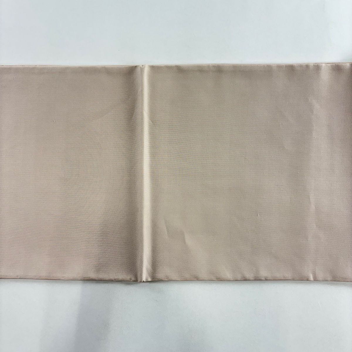  袋帯 関西仕立て 七宝華文 刺繍 薄ピンク お太鼓柄 正絹 袋帯 帯