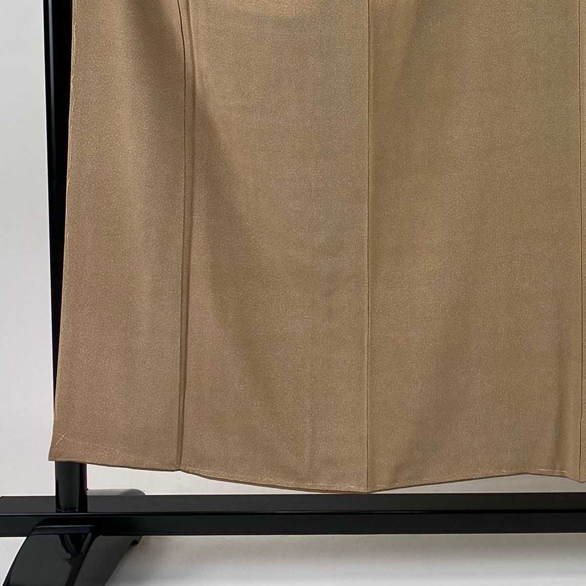 江戸小紋 身丈154 5 cm 裄丈63 S 袷 落款 幾何学 薄茶色 正絹 秀品