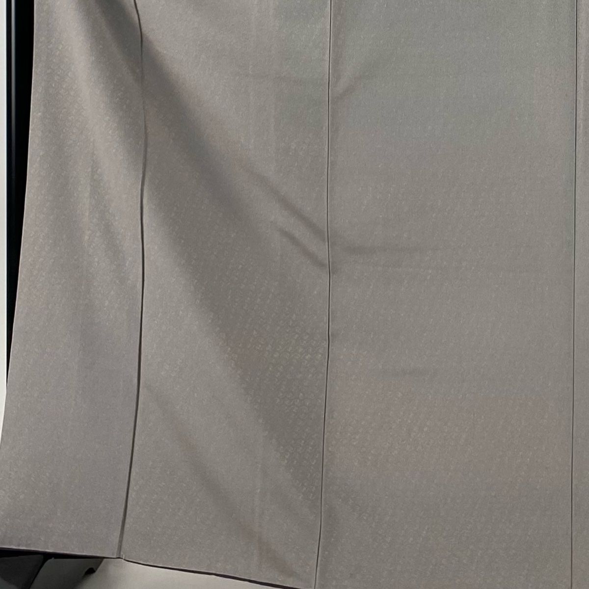 小紋 身丈163 5 cm 裄丈64 M 袷 幾何学 金彩 灰紫 正絹 秀品