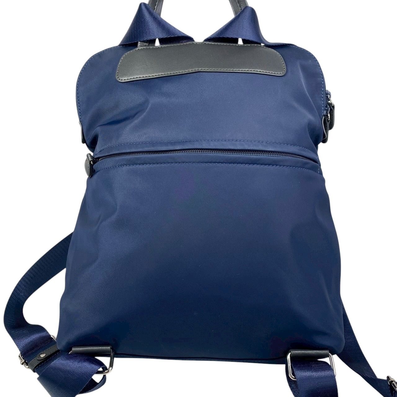 B3960】Kitamura キタムラ リュックサック ナイロン ネイビー ユニ