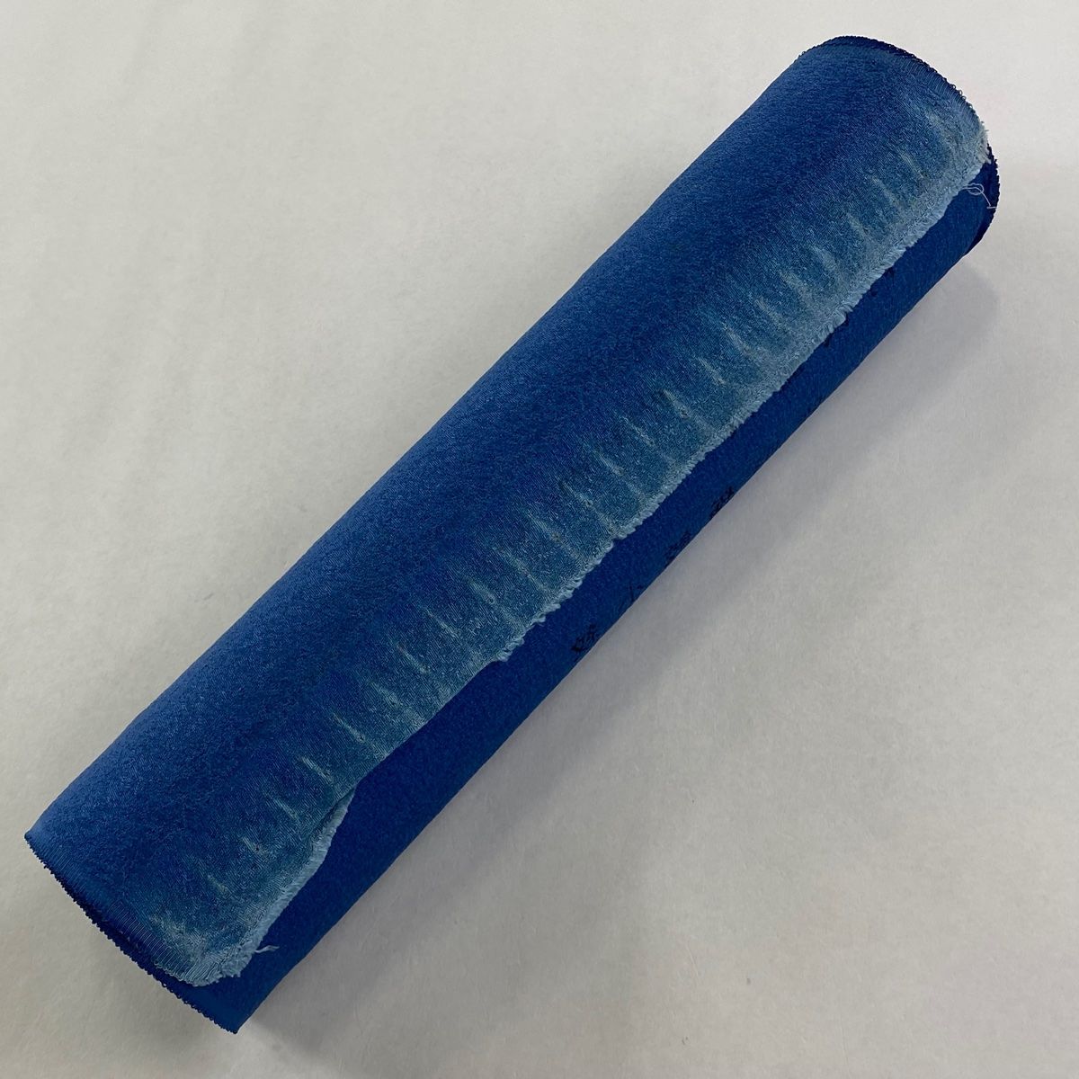  反物 江戸小紋 阿波藍染 落款 金子正 鮫 地紋 藍色 正絹 その他 着物反物